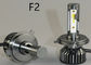 IP67 Super Bright F2 LED Headlights SUV RV Headlight Bulbs 1400LM COB Lamp Beads
